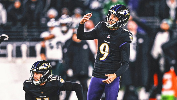 El pateador Justin Tucker se ha convertido en la debilidad de los Baltimore Ravens